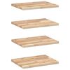 vidaXL ujuvad riiulid 4 tk 40 x 30 x 2 cm t&ouml;&ouml;tlemata t&auml;ispuidust akaatsia