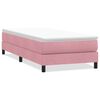 vidaXL Box Vedruvoodi ilma Madratsita Roosa 100x220 cm samet