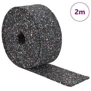 vidaXL Kummigranulaat rull Must 200 x 5 x 0,3 cm Kumm