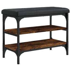 vidaXL jalatsipink, suitsutatud tamm, 62 x 32 x 47 cm, tehispuit