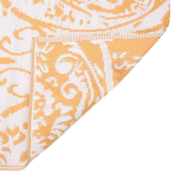 vidaXL välivaip ARAKIL Kollane 140x200 cm PP