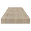 vidaXL seinariiulid, 4 tk, tammevärvi, 80 x 23,5 x 3,8 cm MDF