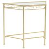 vidaXL lisalaud vanaaegses stiilis, metall 87 x 34 x 73 cm kuldne