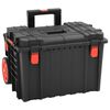 vidaXL kaasaskantav transpordikohver, must, 56,5x45,5x48 cm, PP