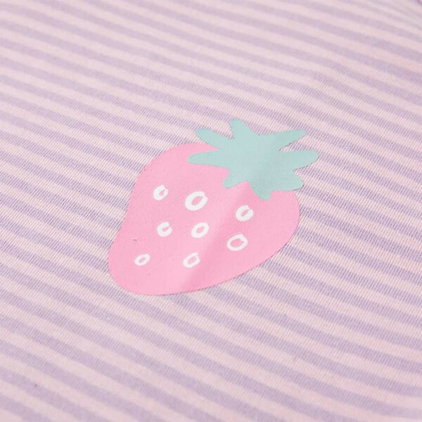 Volangidega laste T-s&auml;rk, lilla, 140