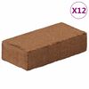vidaXL kooskosbriketid 12 tk (iga&uuml;ks 650 g), kokku 7,8 kg