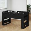 vidaXL Foosball laud Must Tamm 146,5 x 74 x 85 cm Tehispuit