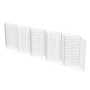 vidaXL gabioonkorv, tsingitud teras 300 x 30 x 100 cm