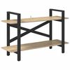 vidaXL Raamatukapp 2 tasandit 100 x 33,5 x 64 cm Tehispuit Sonoma tamm