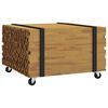 vidaXL Kohvilaud Pruun 60 x 60 x 38 cm Tugev teakpuit