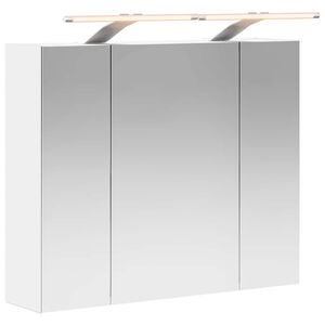 vidaXL Vannitoa peeglikapp jaoks Valge 60 x 14,5 x 50 cm Tehispuit