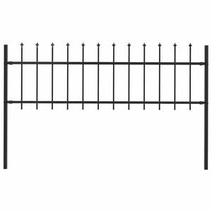 vidaXL aiapiire Woerden odaotsaga, terasest, 181 x 60 cm, must