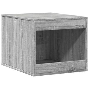 vidaXL kassi liivakast korpus, hall Sonoma tamm, 47x59x42cm, tehispuit