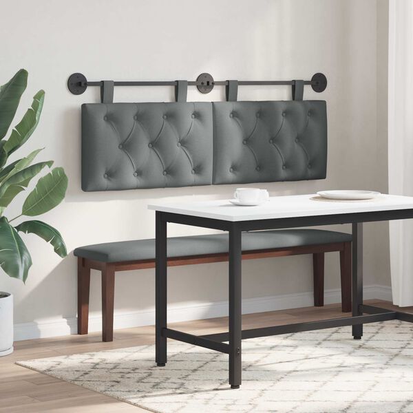 vidaXL Rippuv Peatoe Tumehall 130 x 55 x 7 cm kangas