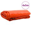 vidaXL Tarpaulin 650g / m² Oranž 4 x 5 m Lõuend PVC kattega