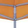 vidaXL peotelgi katus 3 x 3 m, oranž, 270 g/m²
