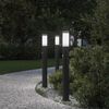 vidaXL anduriga pollarvalgustid 3 tk 80 cm roostevabast terasest IP44