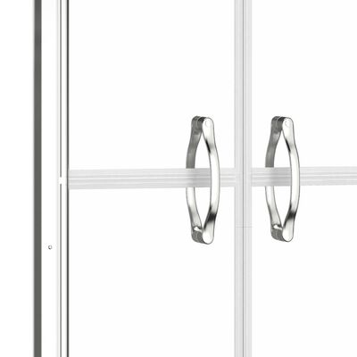 vidaXL dušinurga uks, läbipaistev, ESG, 96 x 190 cm