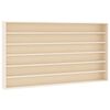 vidaXL puidust koguja vitriin 6 riiuliga, 100x9x55 cm