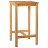 vidaXL Baarilaud Naturaalne 60 x 60 x 105 cm Tugev Teak