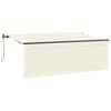 vidaXL Kokkuvolditav varikatus cream 350 x 200 cm