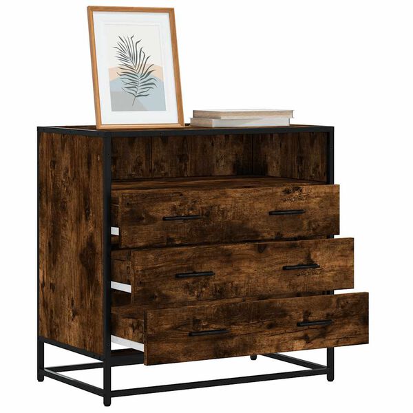 vidaXL Sahtlikapp Suitsutamm 70x41x70 cm Engineered Wood