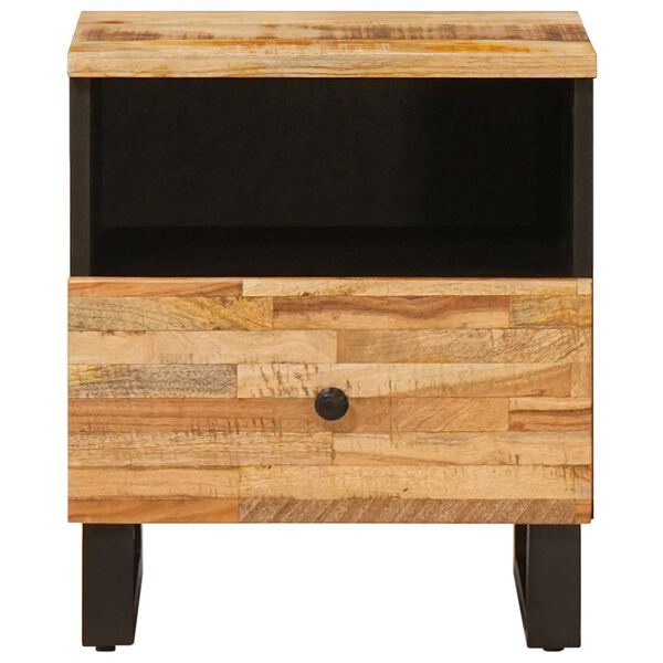 vidaXL Voodikapp sahtliga 2 pcs Pruun 40 x 33 x 46 cm Tugev mango puu