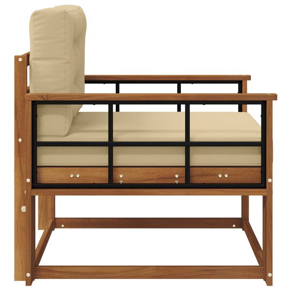 vidaXL V&auml;ljas Keskmine Diivan Tugev akatsiapuu Neutraalne