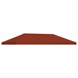 vidaXL Gazebo telgi katte 6 x 3 m Terrakota Pol&uuml;ester 190