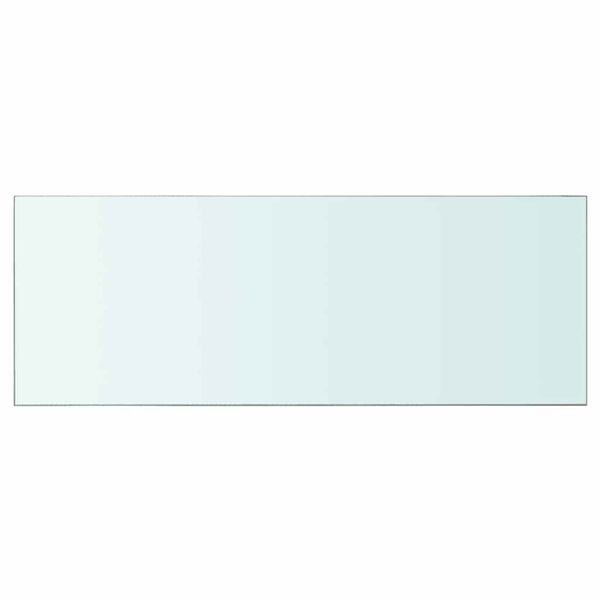 vidaXLi klaasist riiuliplaat 80 x 30 cm läbipaistev