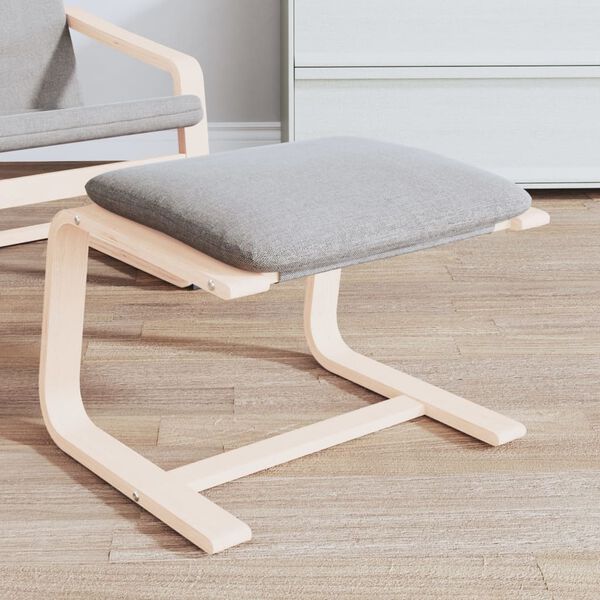 vidaXL jalapink, helehall, 51 x 41 x 40 cm, kangas