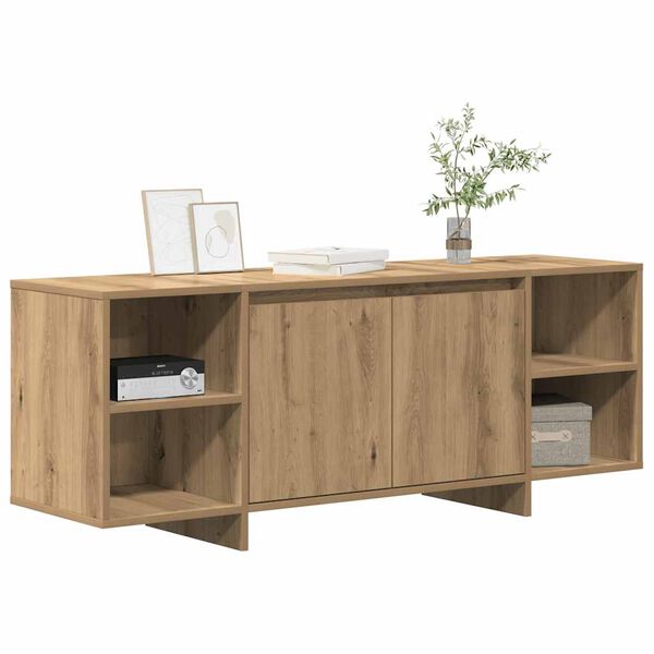 vidaXL telerikapp Artisan Oak 130x35x50 cm Engineered Wood