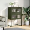 vidaXL Highboard Olive Green 68x39x107 cm Teras