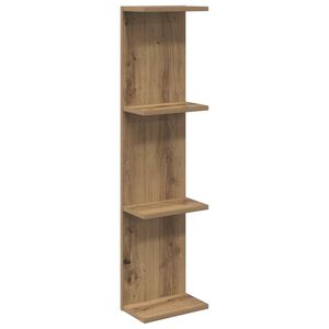 vidaXL Seinariiul Artisan tamm 25 x 15 x 100 cm Tehispuit