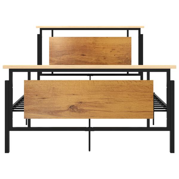 vidaXL voodiraam, metall, 120 x 200 cm