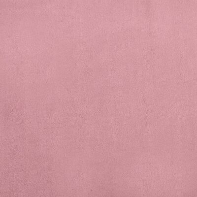 vidaXL lastediivan, roosa, 60 x 40 x 30 cm, samet