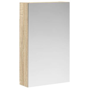 vidaXL Vannitoa peeglikapp Sonoma tamm 30 x 10,5 x 50 cm Tehispuit