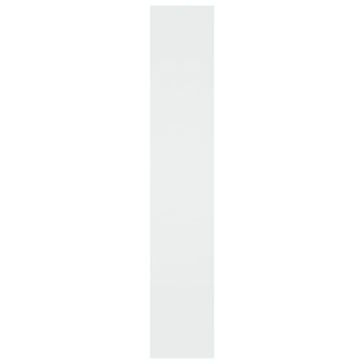 vidaXL raamaturiiul/ruumijagaja, valge, 100x30x166 cm