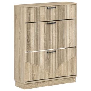 vidaXL Kinga kapp HOORN 78 x 24 x 100 cm Tehispuit Sonoma tamm