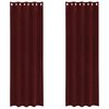 vidaXL Pimendavad kardinad 2 pcs Veinpunane 140 x 225 cm Samet