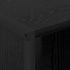 vidaXL Raamaturiiul Must tamm 99.5 x 30 x 108.5 cm Tehispuit