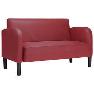 vidaXL istme diivan, veinpunane, 110 cm, kunstnahk