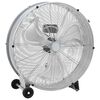 vidaXL Trummelventilaator rattaga H&otilde;bedane 79 x 37 x 82 cm Alumiinium