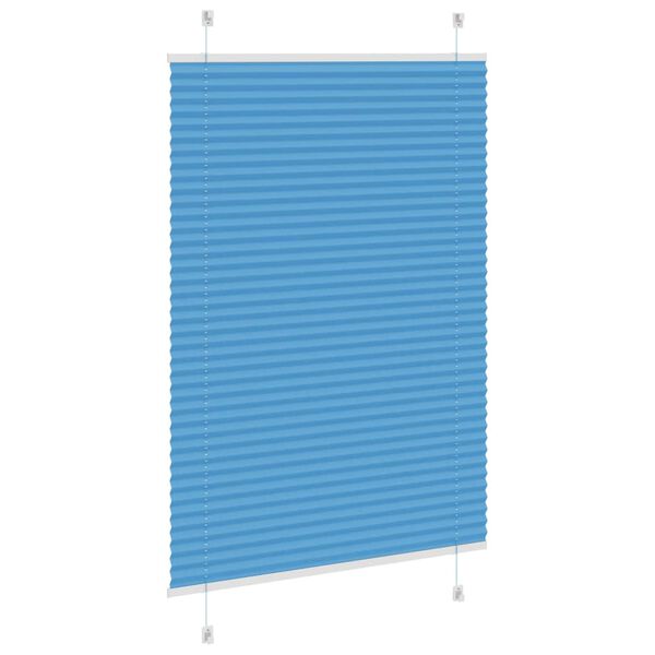 vidaXL plisseeritud ruloo sinine 100x150 cm kanga laius 99,4 cm