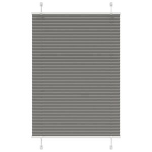 vidaXL plisseeritud ruloo antratsiit 100x150 cm kanga laius 99,4 cm