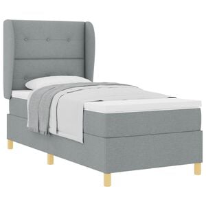 vidaXL Karbi vedrumadrats peaga Helehall 200 x 80 cm kangas