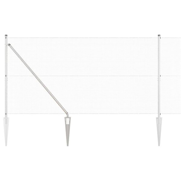 vidaXL Aiapost H&otilde;bedane 50 x 1,4 m (16 x 16 mm s&uuml;mesh&uuml;lg) Teras