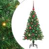 vidaXL Tehisj&otilde;ulupuu Roheline 120 cm PVC ja Teras ja Plast