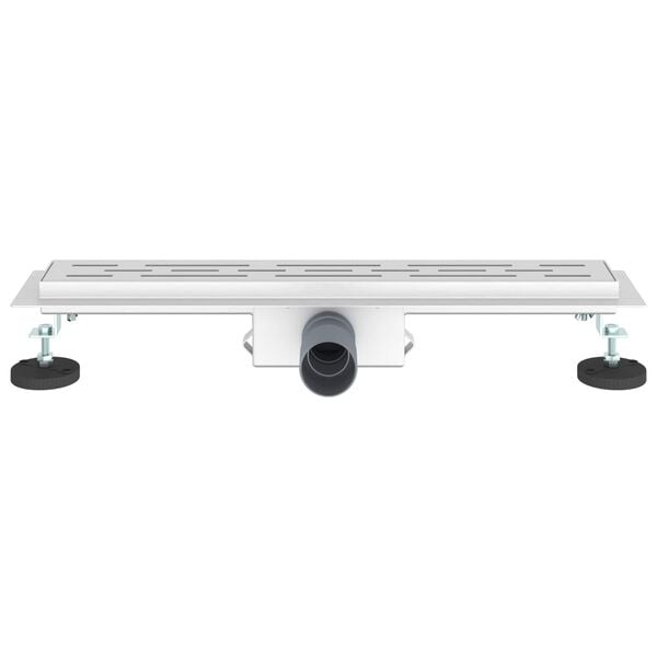 vidaXL Du&scaron;i &auml;ravool joondumisega H&otilde;bedane 50 cm Roostevaba teras 304