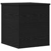 vidaXL Salvestuskarp Must tamm 40 x 42 x 46 cm Tehispuit